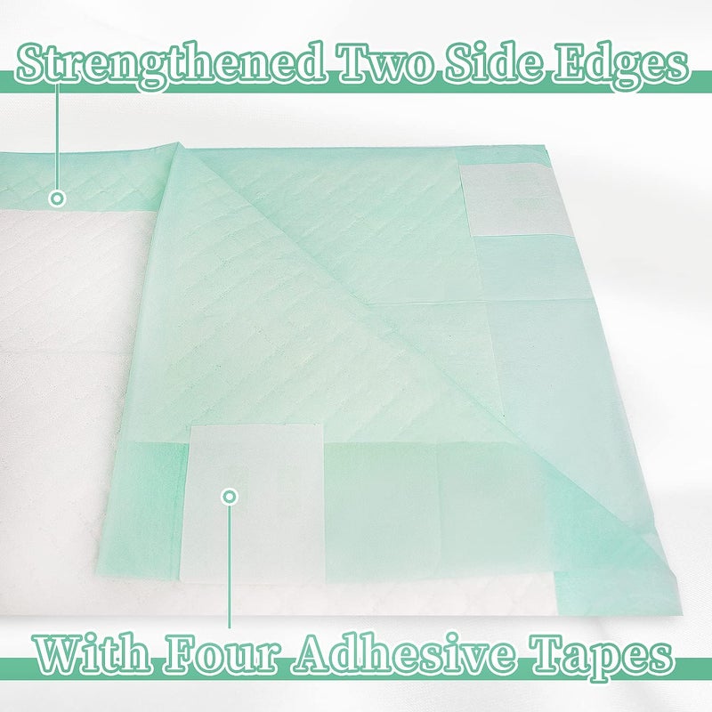MILDPLUS Disposable Underpads with Adhesive Tapes 23'' X 36'' Chucks Pads Heavy Absorbency Incontinence Pads, Waterproof Pee Pads, Thicker Chux Pads for Unisex Adult, Kids and Pet (40 Count) - Image 5